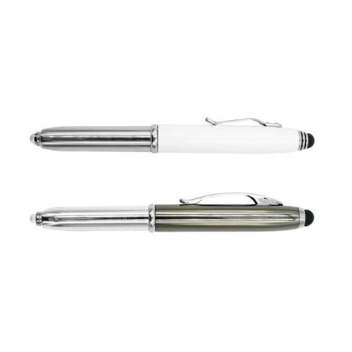 3 IN 1 METAL PENS WITH STYLUS AND LIGHT - Image 4