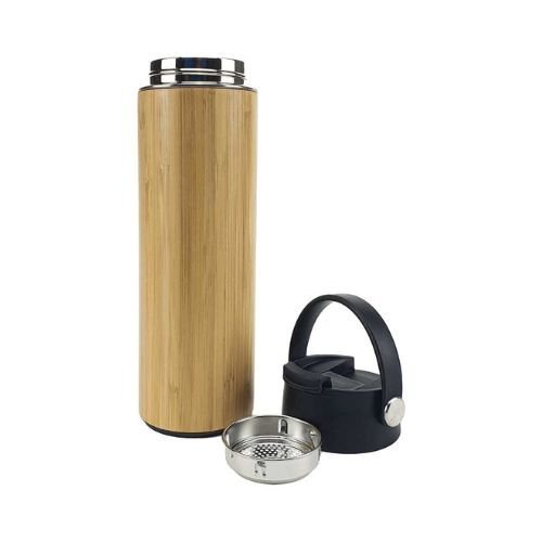 BAMBOO FLASK WITH TEA INFUSER - Image 3