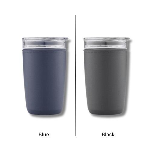 Premium Glass Tumbler with Recycled Protective Sleeve - Image 6