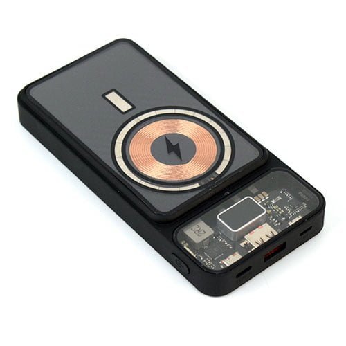 TRANSPARENT MAGNETIC WIRELESS POWER BANK - FAST CHARGER - Image 3
